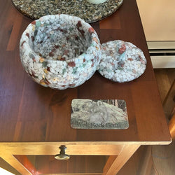 Resin-Pumpkin Dish w/Lid - view 3