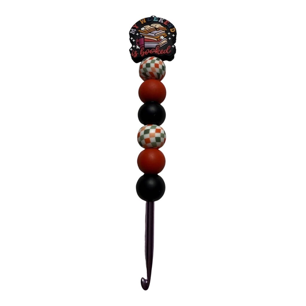 Ergonomic crochet hook 4.5mm "My weekend is booked"