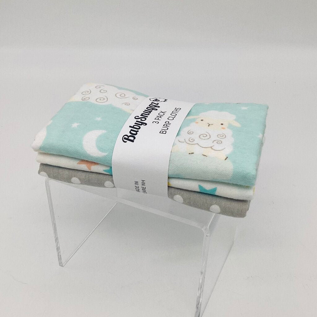 3 Pack Burp Cloths