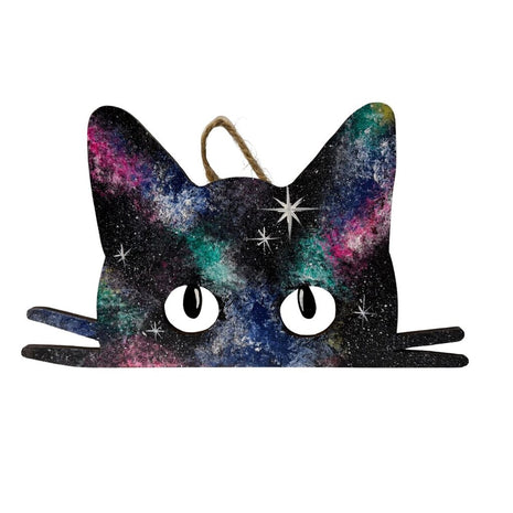 Galaxy Cat wall hanger