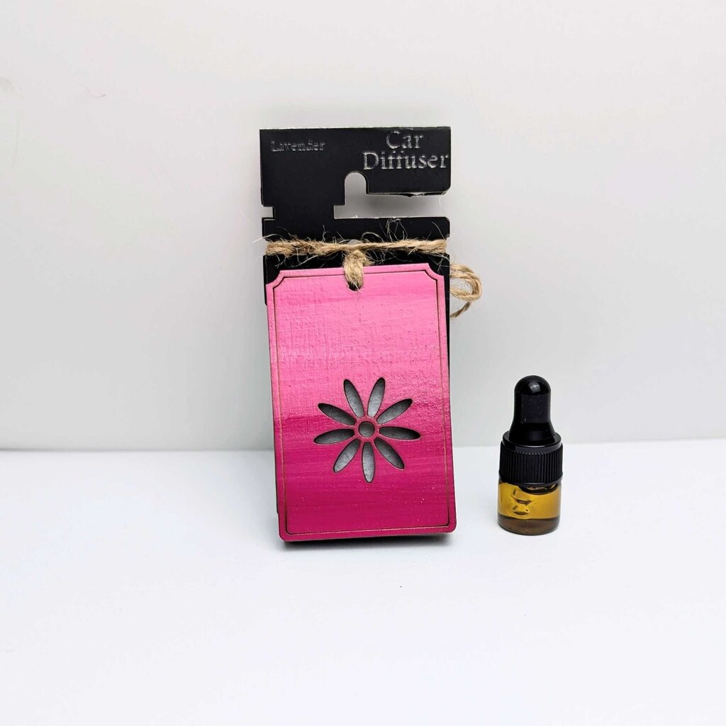 Daisy Car Diffuser with Lavender essential oil