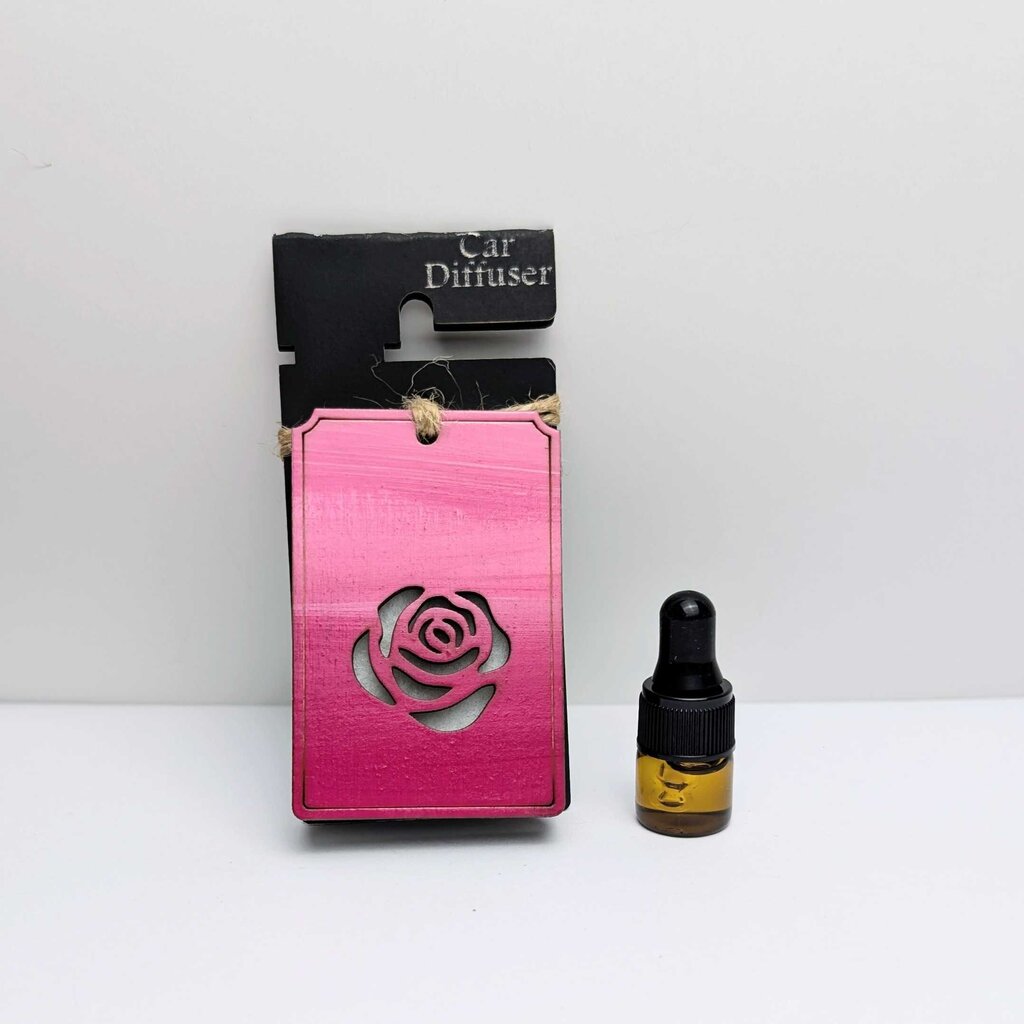 Rose Car Diffuser with Lavender essential oil