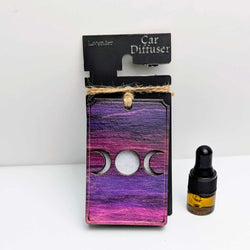 Moon Phase Car Diffuser with Lavender essential oil - view 1