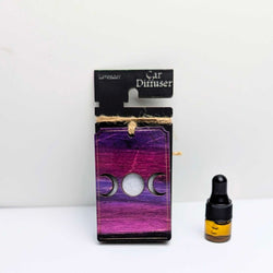 Moon Phase Car Diffuser with Lavender essential oil - view 2