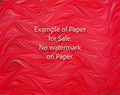 11 x 14 Original Hand-Marbled Paper - Red, pink, dark gray