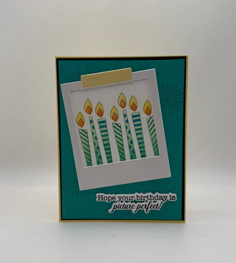 GC - Hope Your Birthday Is Picture Perfect! Teal Card