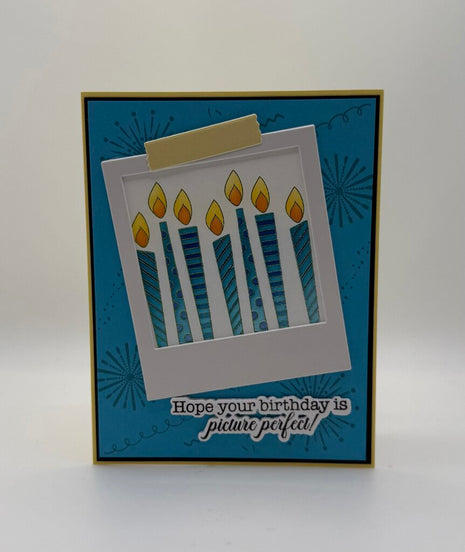 GC - Hope Your Birthday Is Picture Perfect! Blue Card