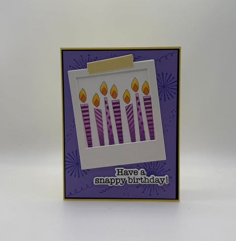 GC - Have A Snappy Birthday! Purple Card