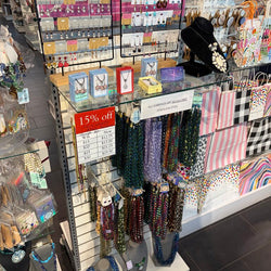 2' wide metal slatwall display - view 2