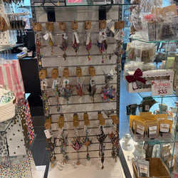 2' wide metal slatwall display - view 1