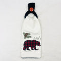 Hanging Towel Set - Bear with Red Buffalo Plaid