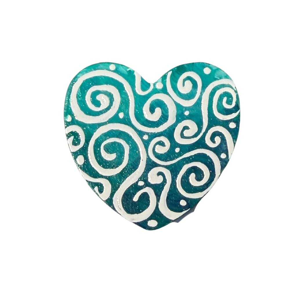Swirly Heart Magnet