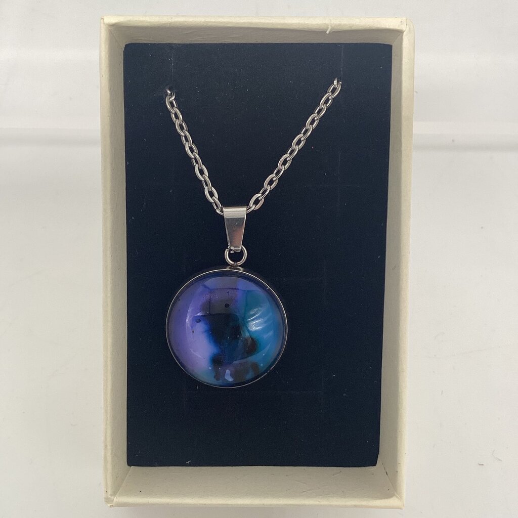 16" Necklace- Dark Purple