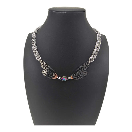 Silver Fairy Wings HP 4-1 Necklace