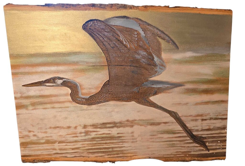 Flying Heron