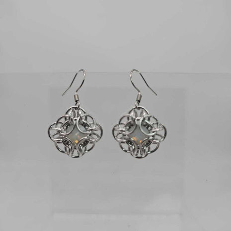 Opal Silver Oriana Earrings Surgical Steel Ear Wires
