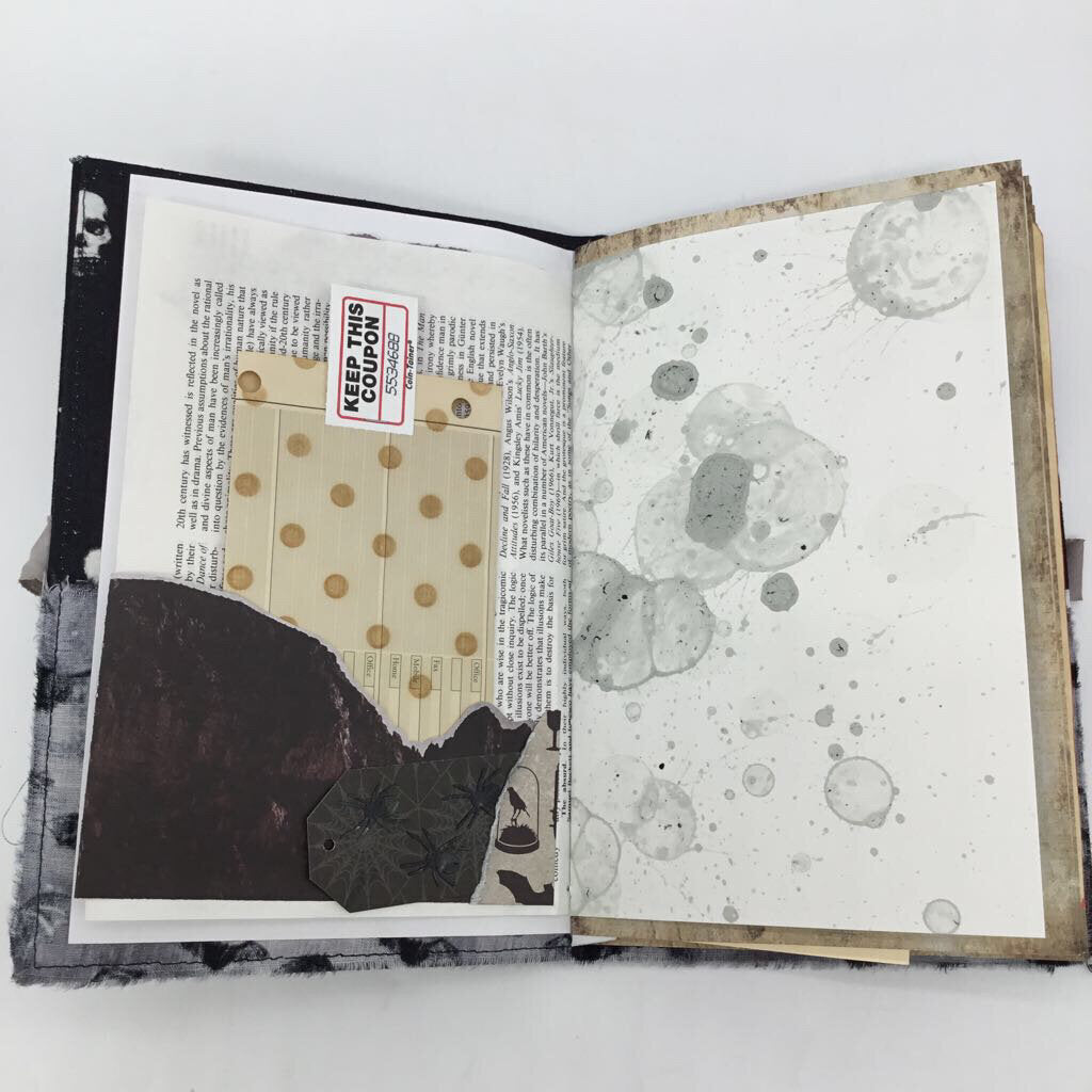 Skull Potion handmade journal