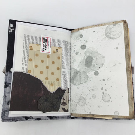 Skull Potion handmade journal