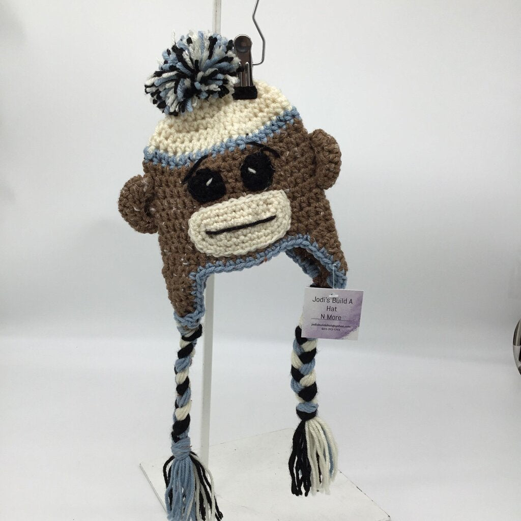Crochwt Sock monkey hat