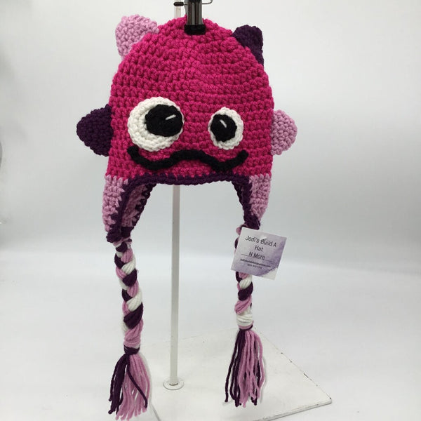 Crochet monster hat
