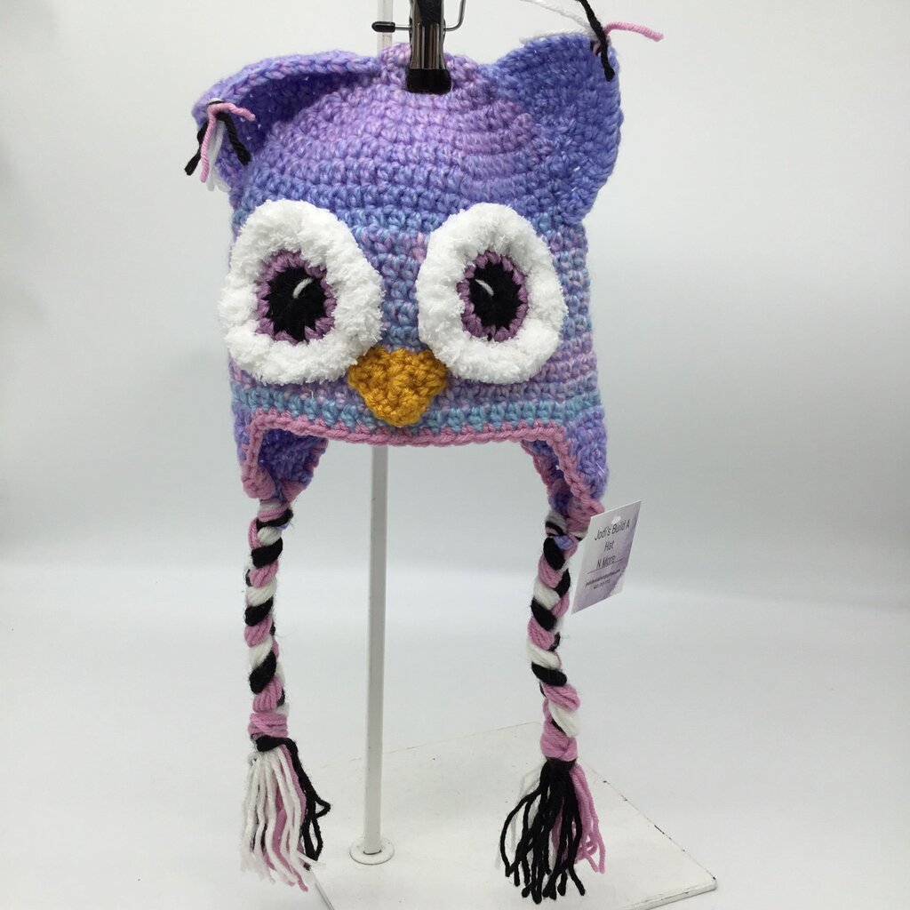 Crochet owl hat