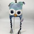 Crochet owl hat