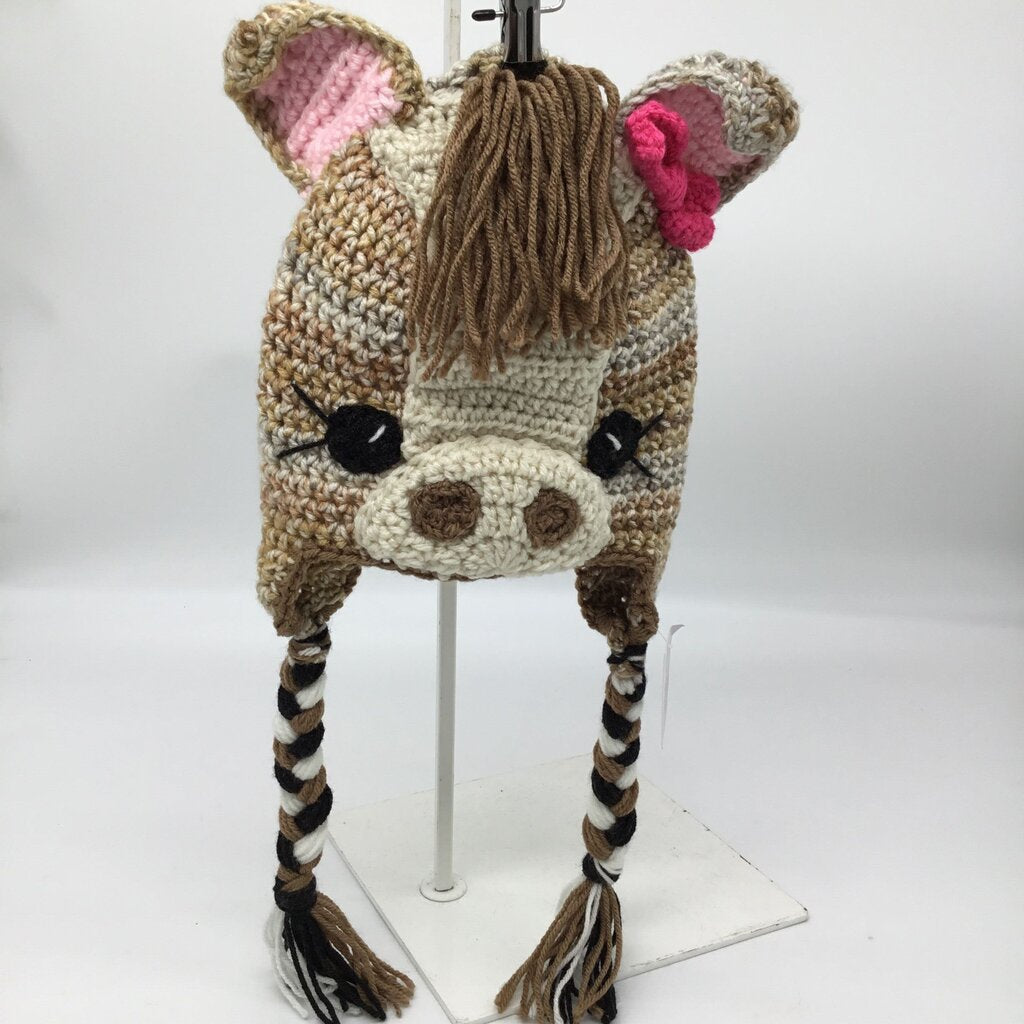 Crochet horse hat