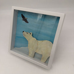 Polar Bear Shadow Box - view 3