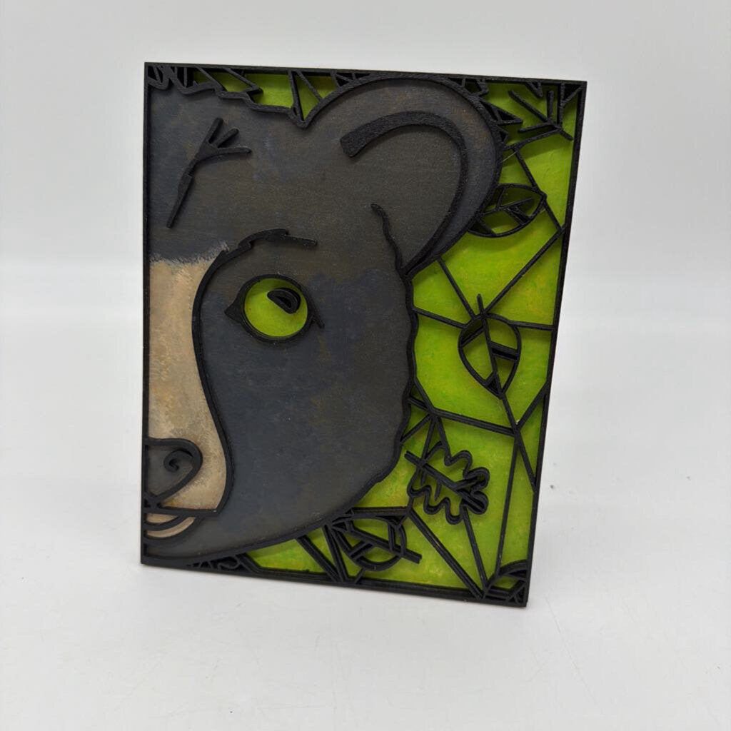 Bear With Leaves Wall Art
