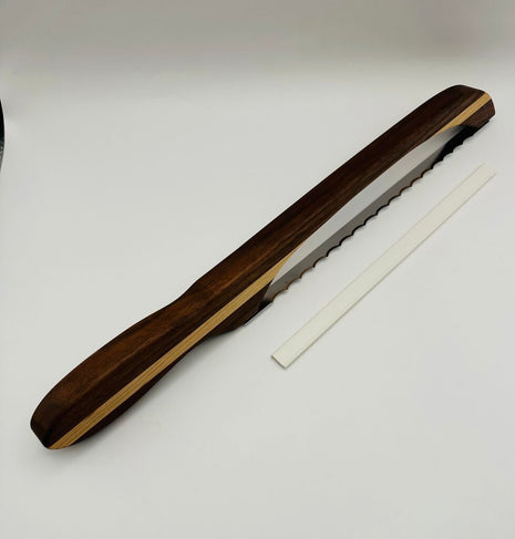 Bread Knife Walnut/Maple