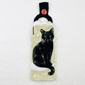 Hanging Towel Set - Black Cat with Crescent Moon (cream background)