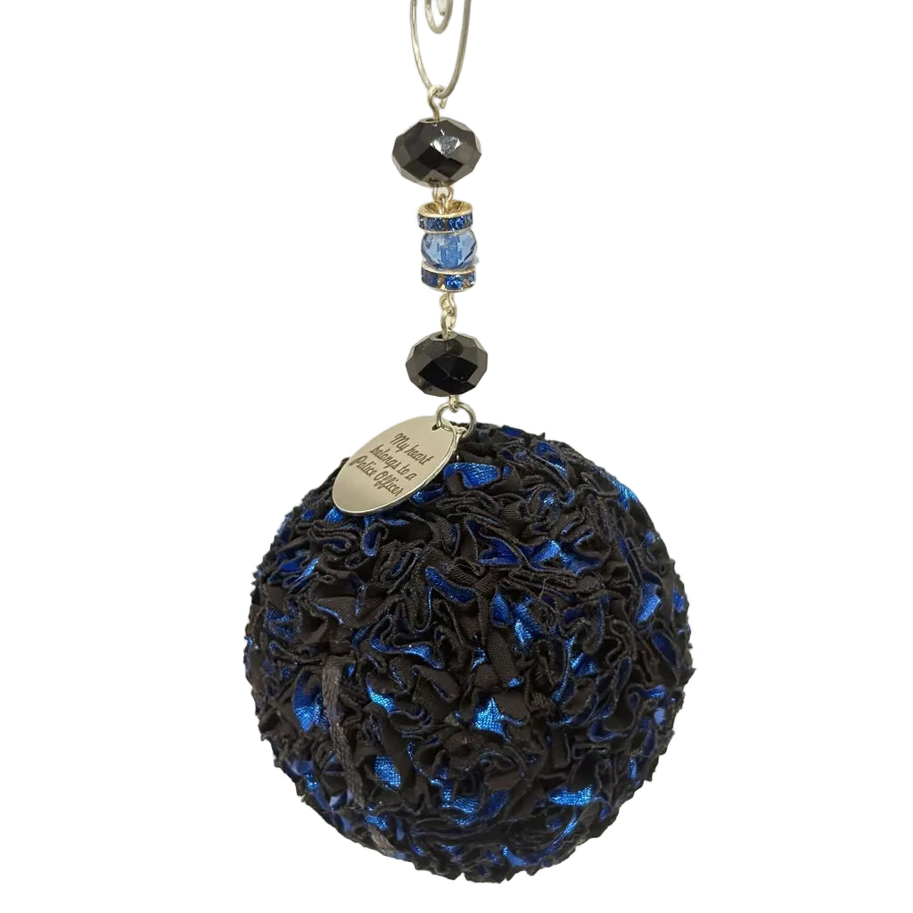 My heart belong to a police officer Hanging ornament/bauble