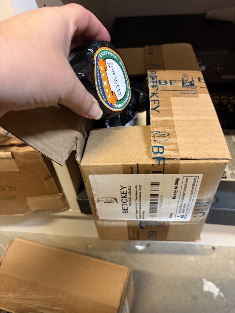 Dymo labels 1x1 box