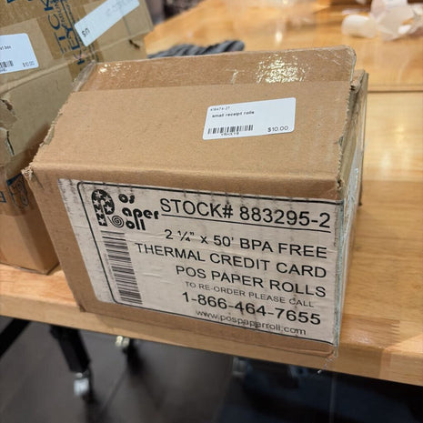 small receipt rolls