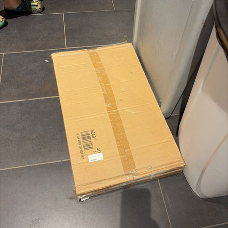 box of 14"x2' glass shelves