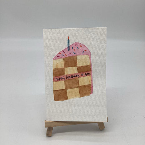 Cake Slice - Checkerboard