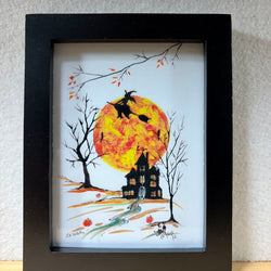 Witch haunted mini watercolor prints - view 2