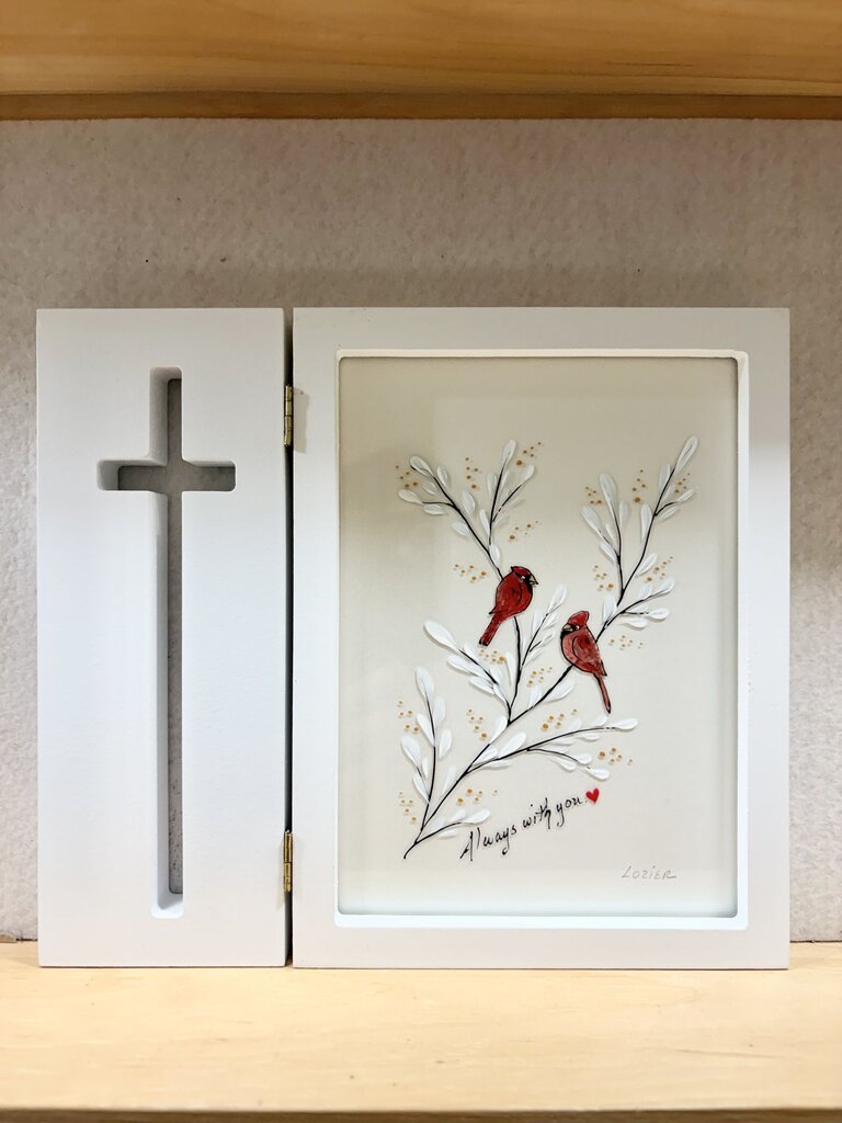 Cardinal cross frame