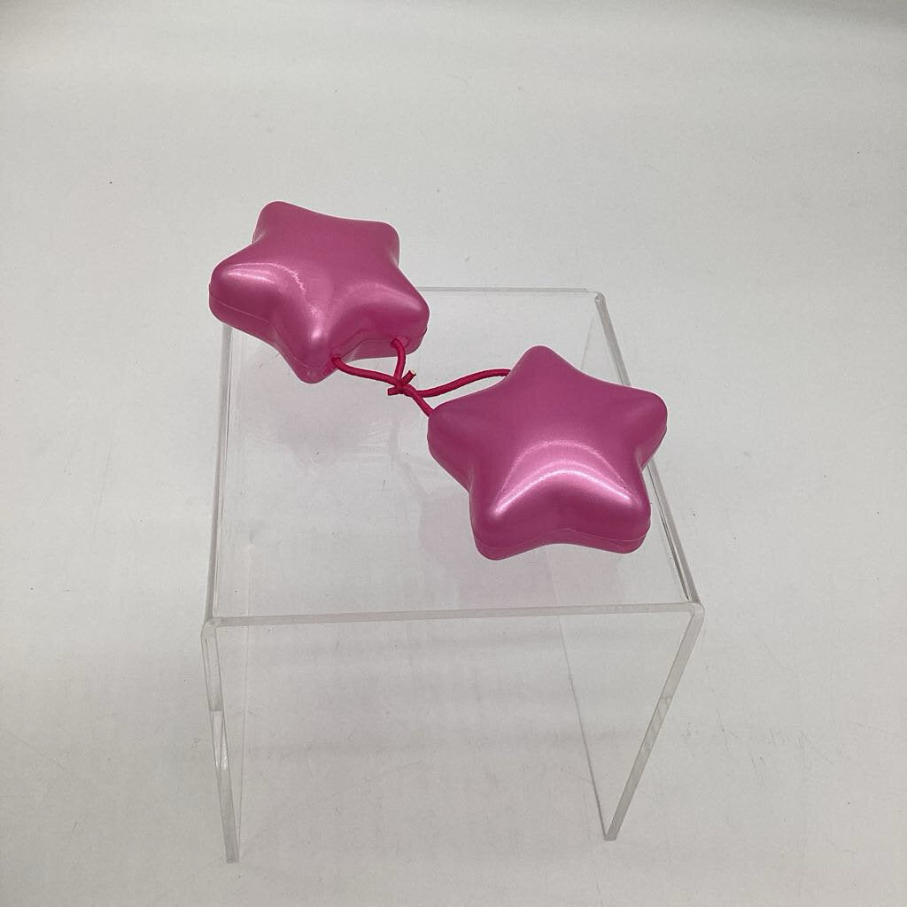 Hair Bobbles - Magenta Stars