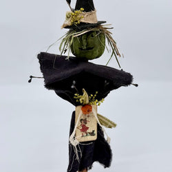 Witch on Vintage spool - view 2