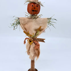 Scarecrow on Vintage spool - view 1