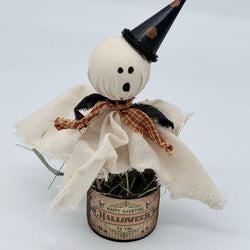 Ghost w/hat halloween - view 1