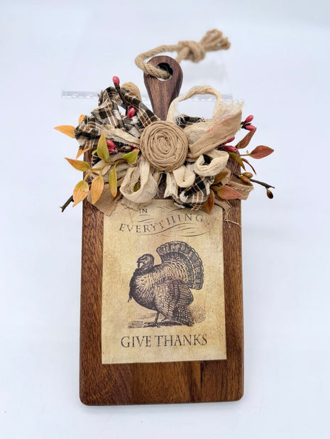 Give Thanks Decorative Cutting Board