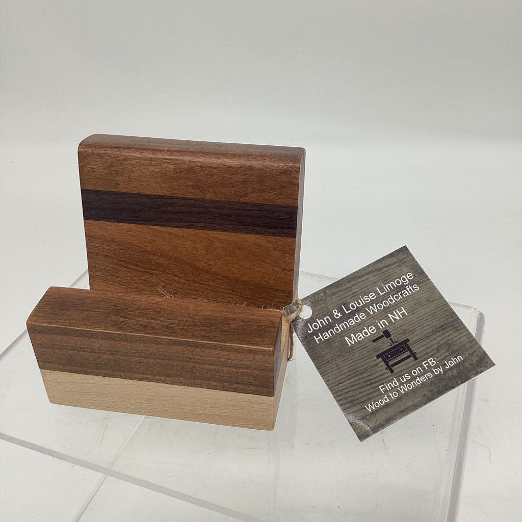 Wooden Business Card Holder