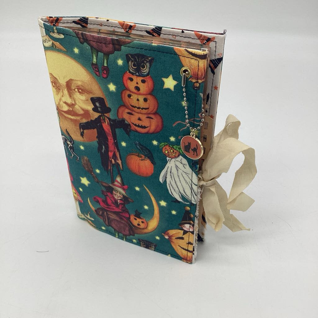 Haunted Pumpkins Halloween themed handmade journal