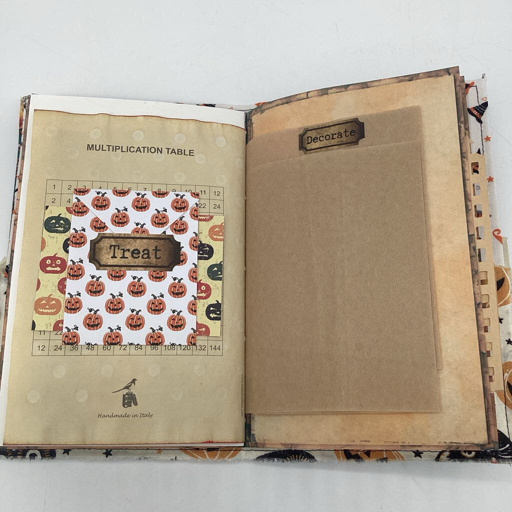 Haunted Pumpkins Halloween themed handmade journal