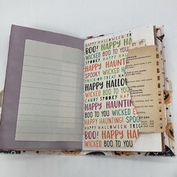 Haunted Pumpkins Halloween themed handmade journal - view 3