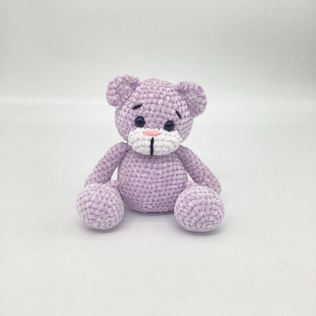 Crocheted Lavender Teddy