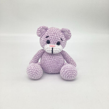 Crocheted Lavender Teddy