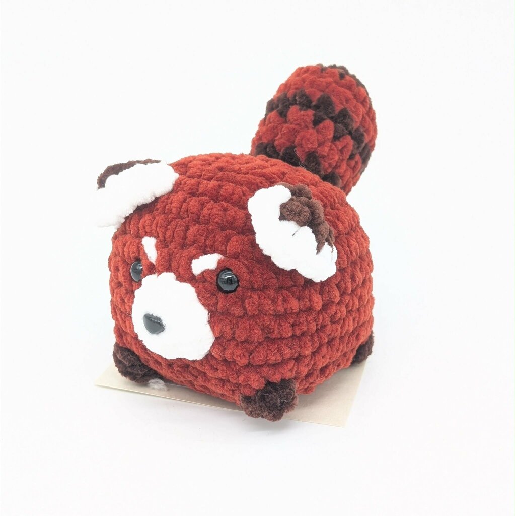 Crocheted Round Panda